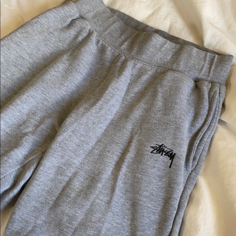 Stussy gray sweat pants